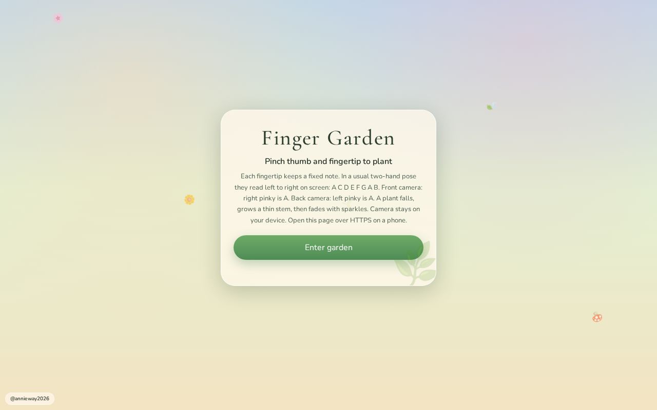 Preview of Finger Garden