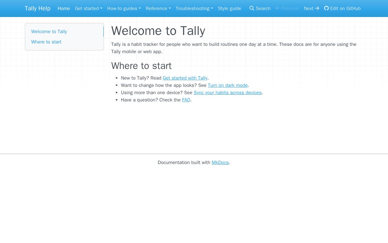 Preview of Docs Quality Demo