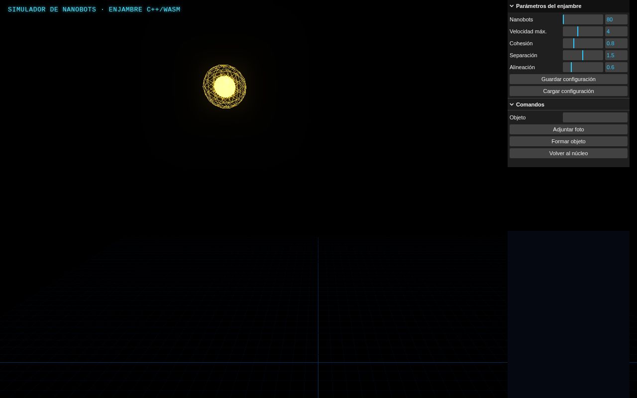 Preview of Simulador Nanobots