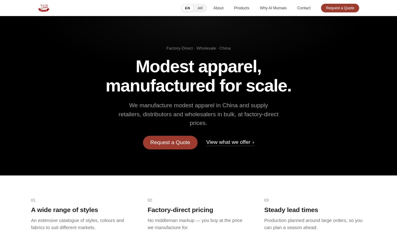 Preview of Almumais Website