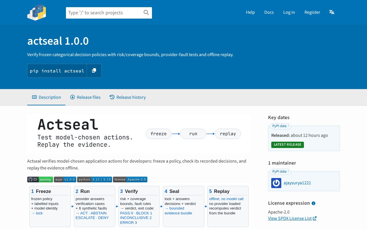 Preview of Actseal