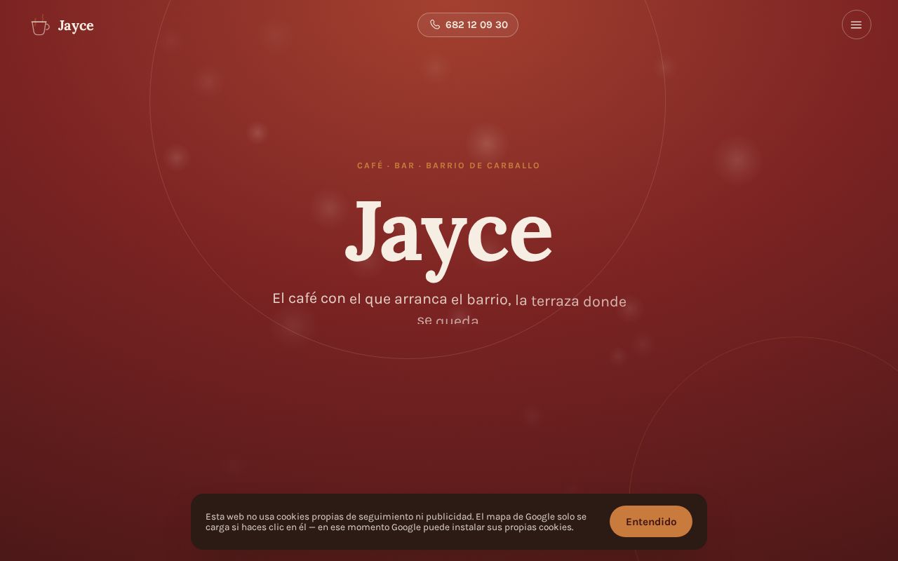 Preview of Jayce Cafe Bar Carballo Web