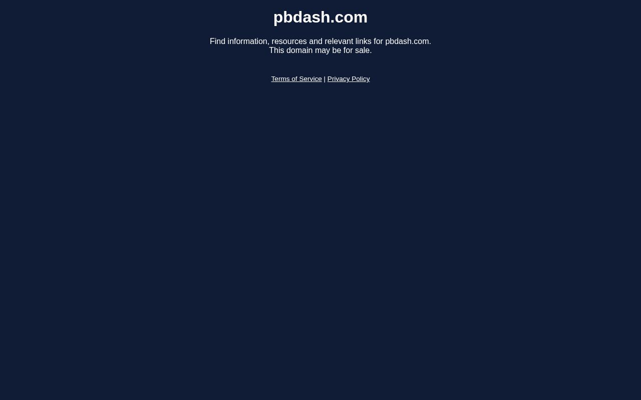 Preview of PB Dash