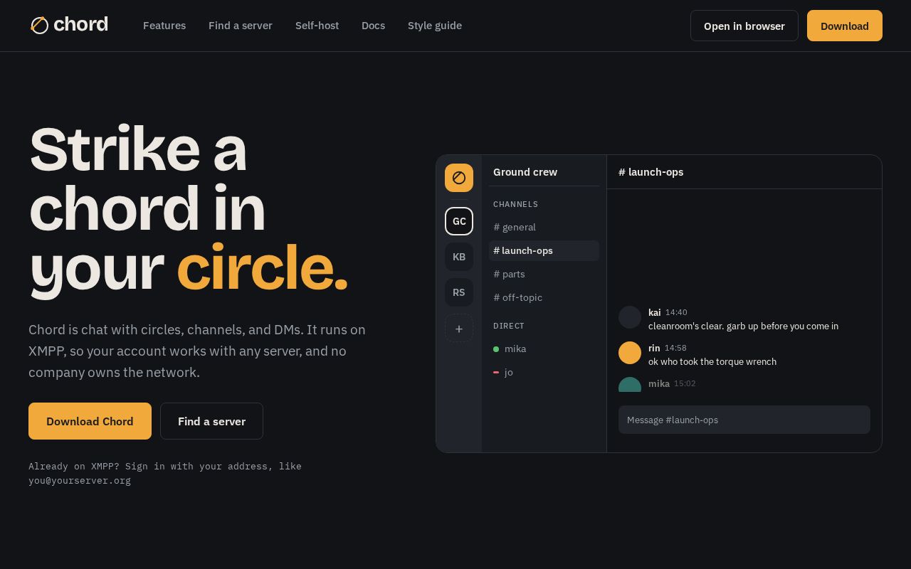 Preview of Chord Site