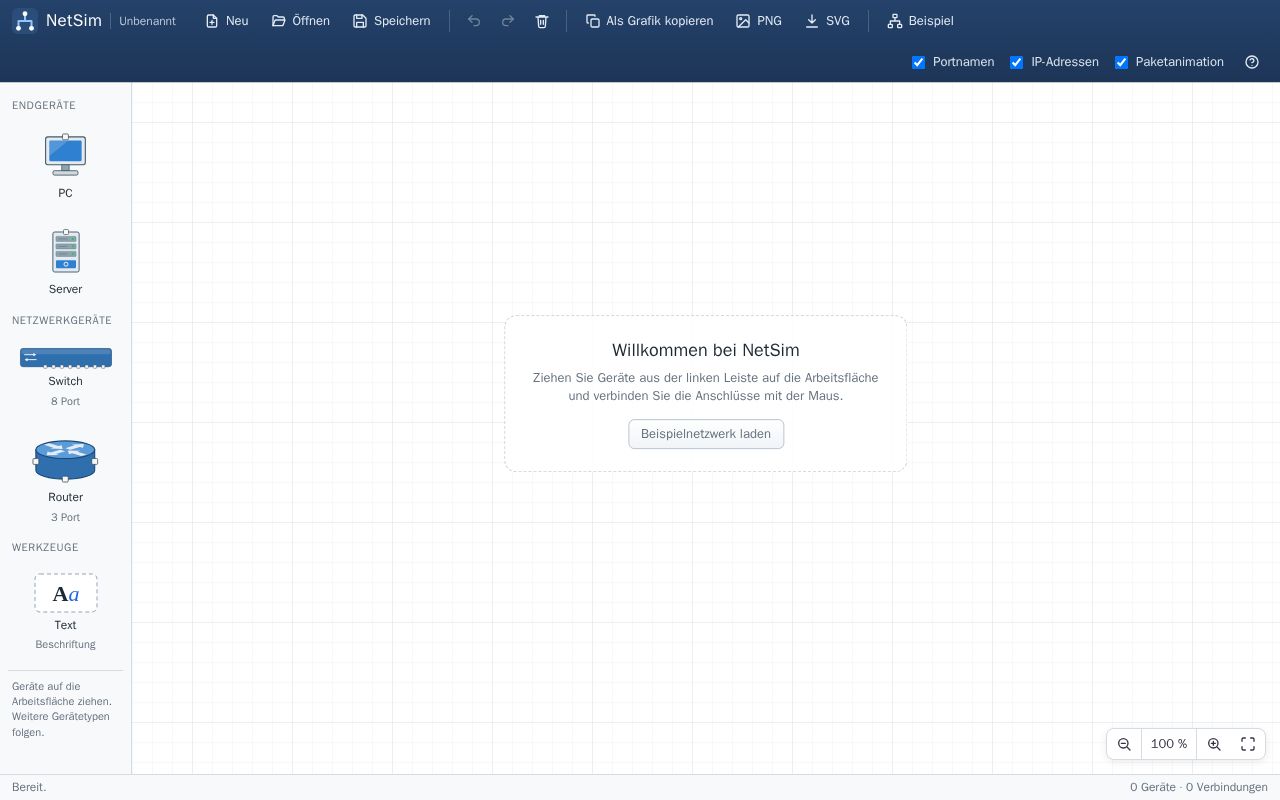 Preview of Netsim