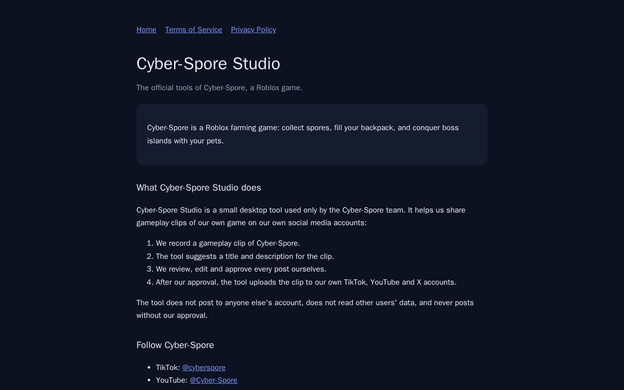 Preview of Cyber Spore