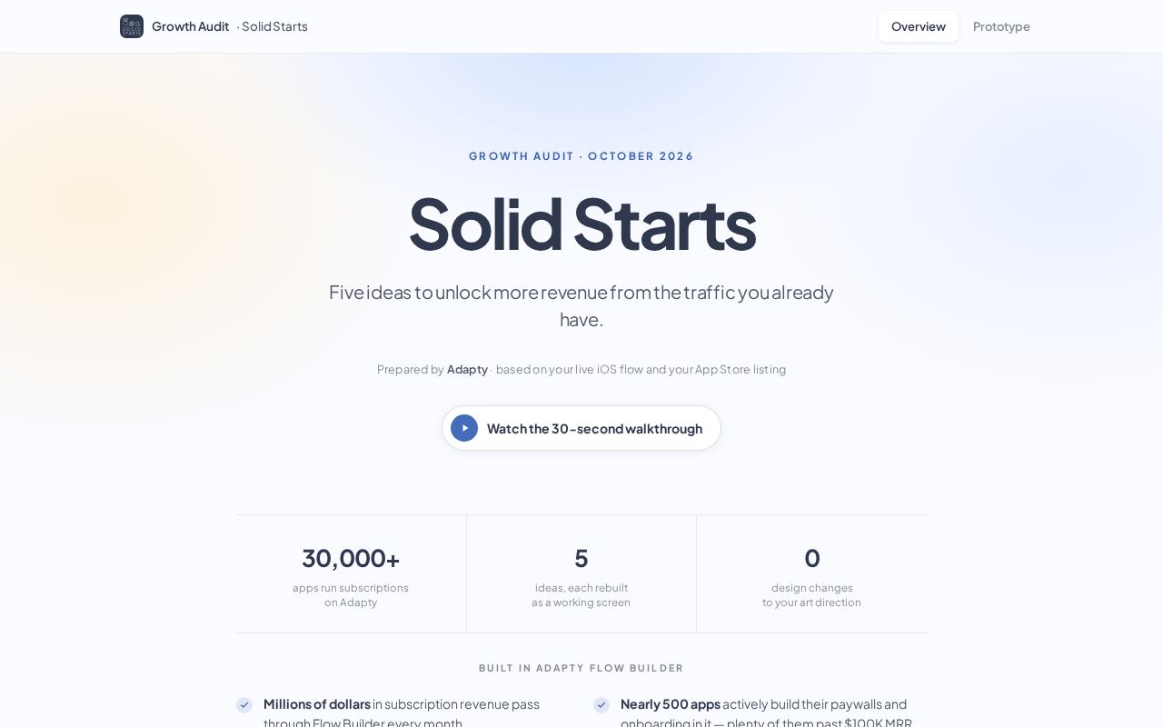 Preview of Solidstarts Flow Rebuild V2
