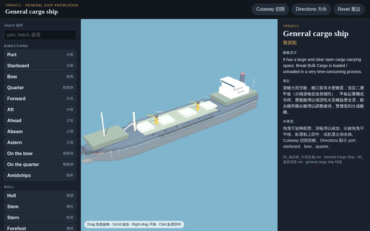 Preview of General cargo ship