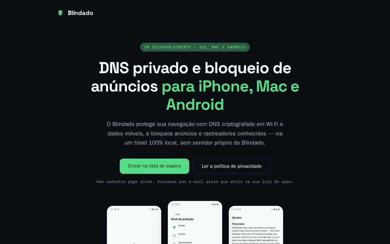 Preview of Blindado Android