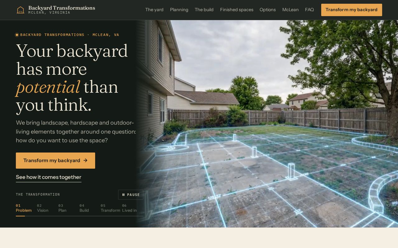 Preview of Mclean Backyard Transformation