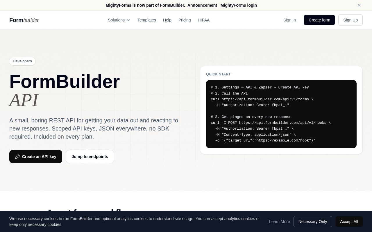 Preview of API Reference