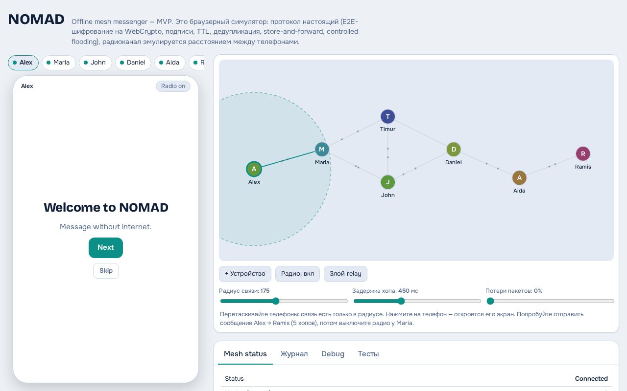Preview of Nomad Mvp