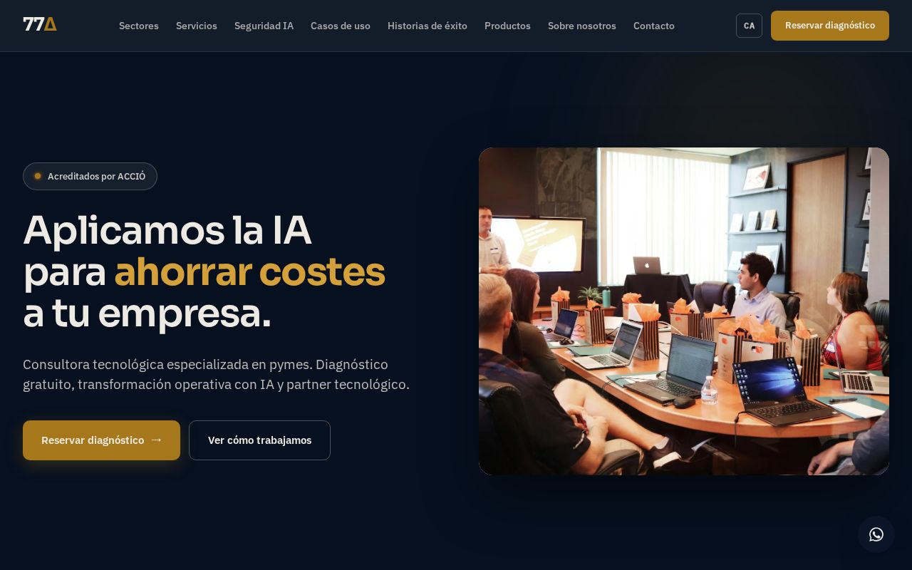 Preview of 77delta Web
