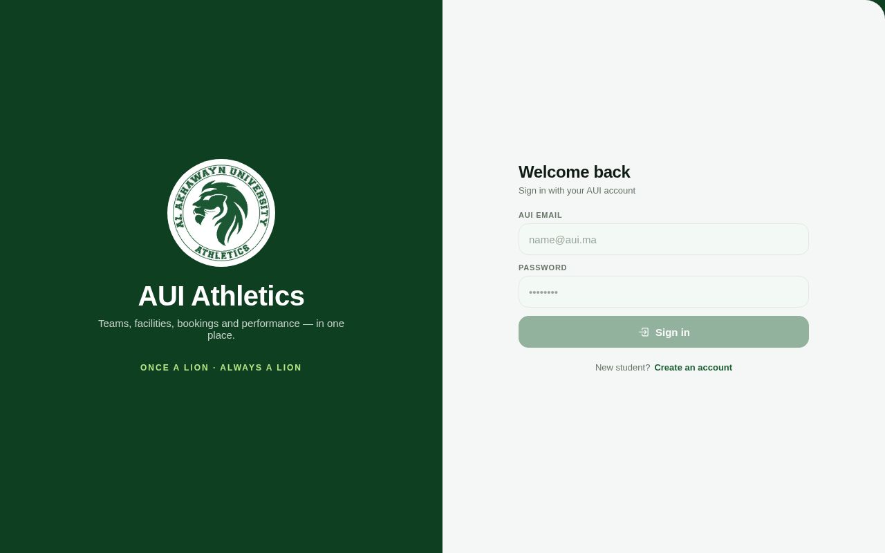 Preview of Athletics APP