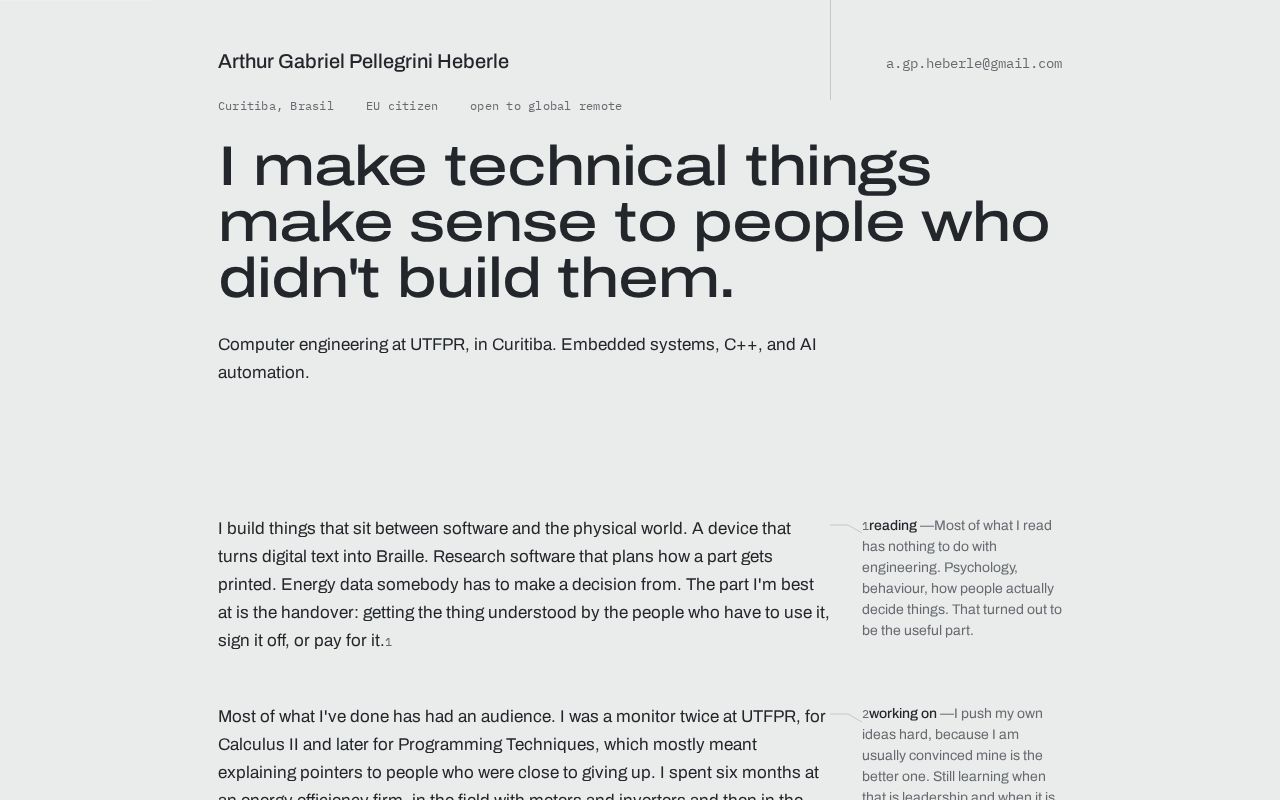 Preview of Arthur Heberle Github Io