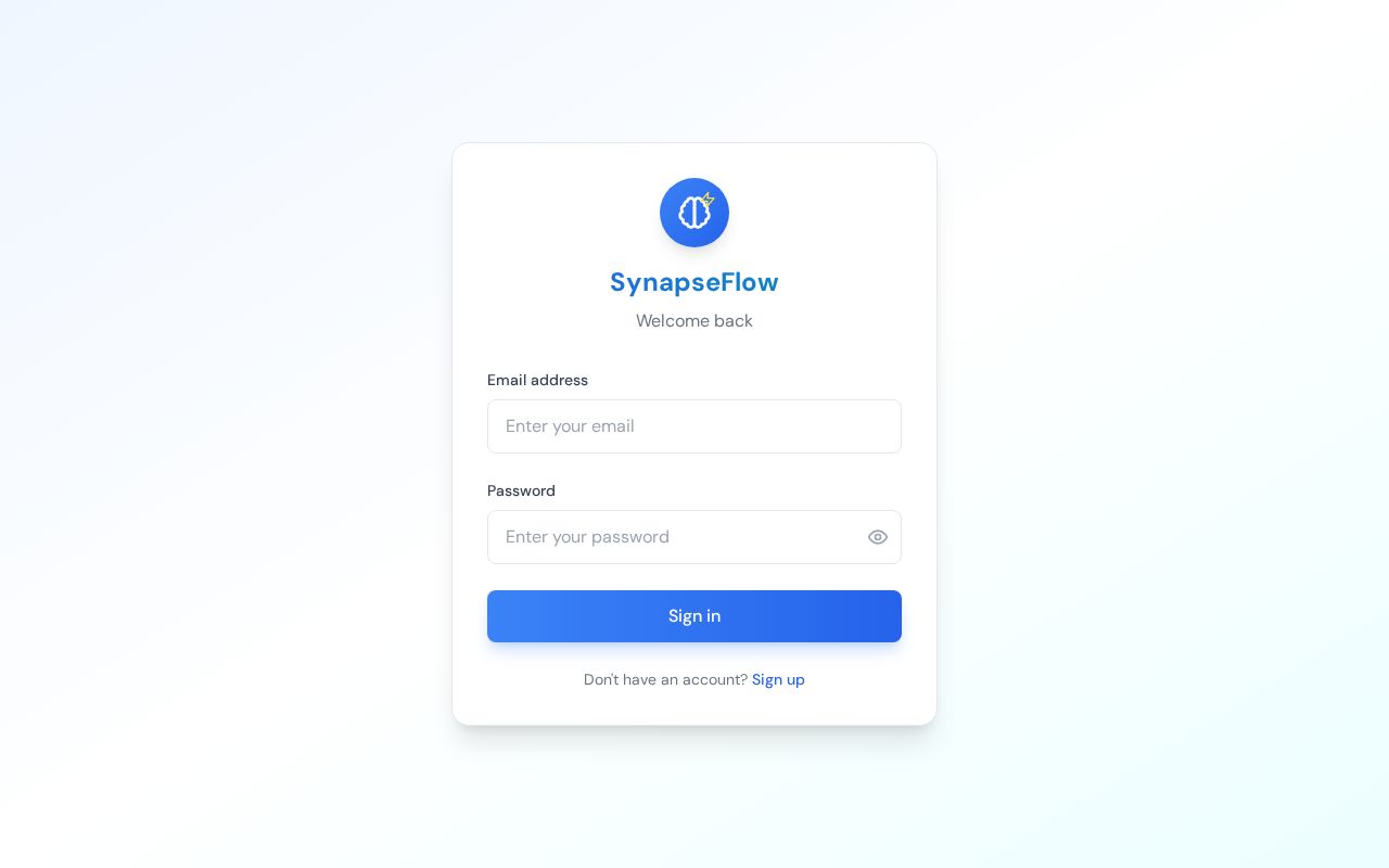 Preview of SynapseFlow