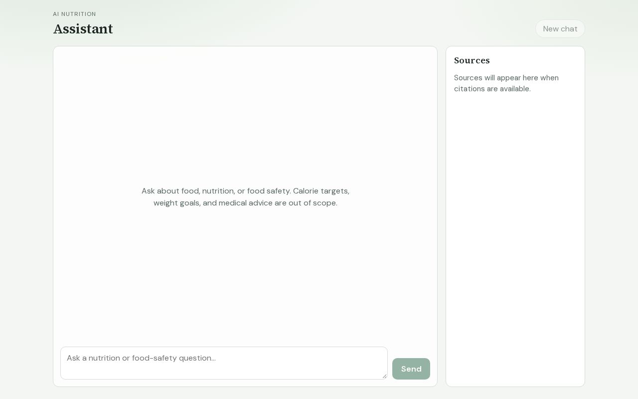 Preview of AI Nutrition
