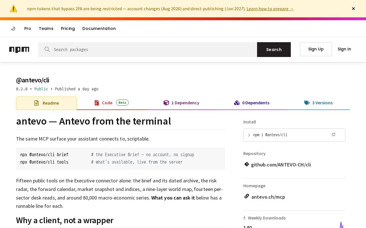 Preview of Cli