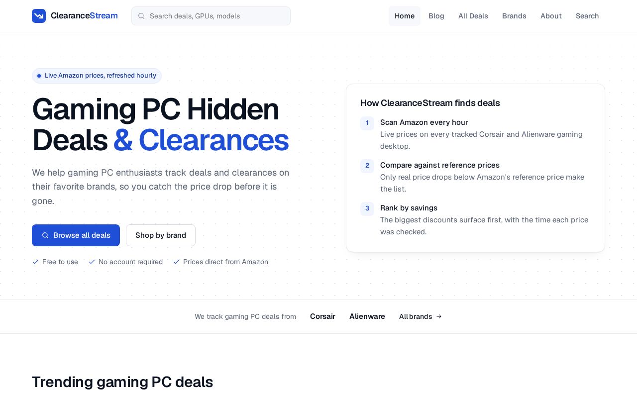 Preview of Clearancestream Com
