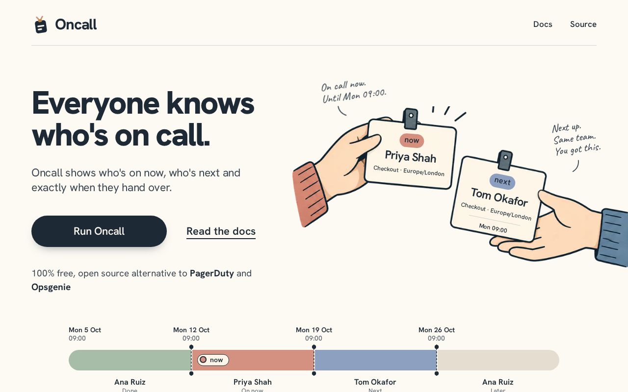 Preview of Run Oncall
