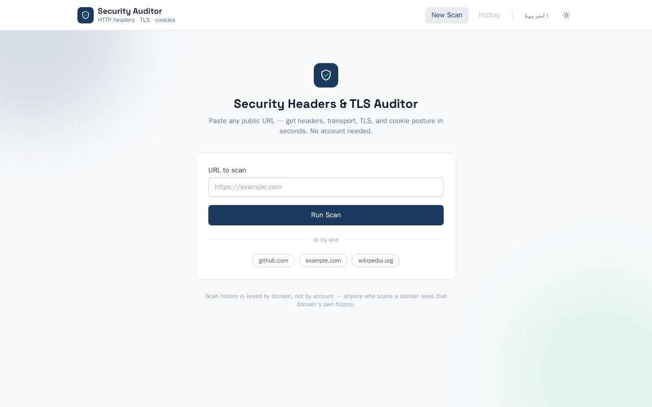Preview of Security Auditor