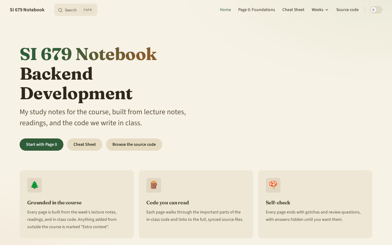 Preview of SI679 Notebook