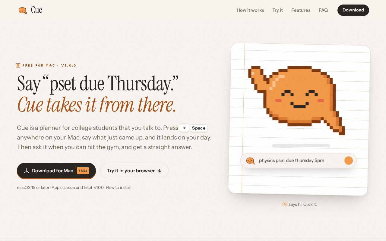 Preview of Cue Releases