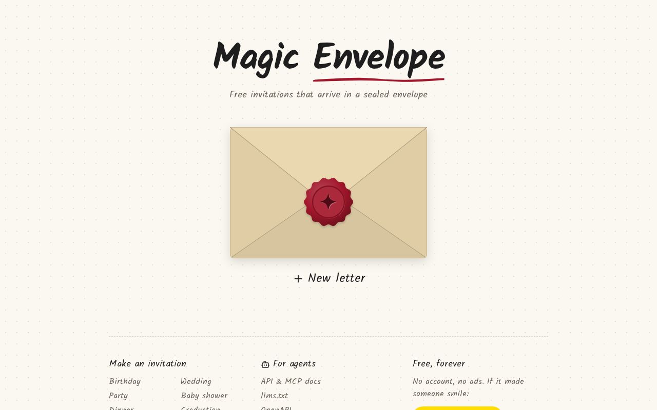 Preview of Magic Envelope