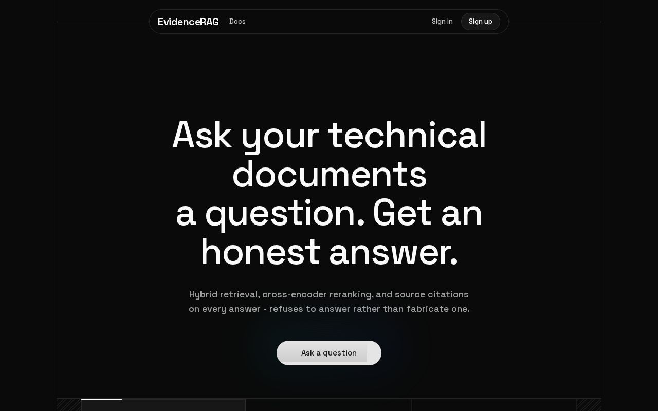 Preview of Evidence Rag
