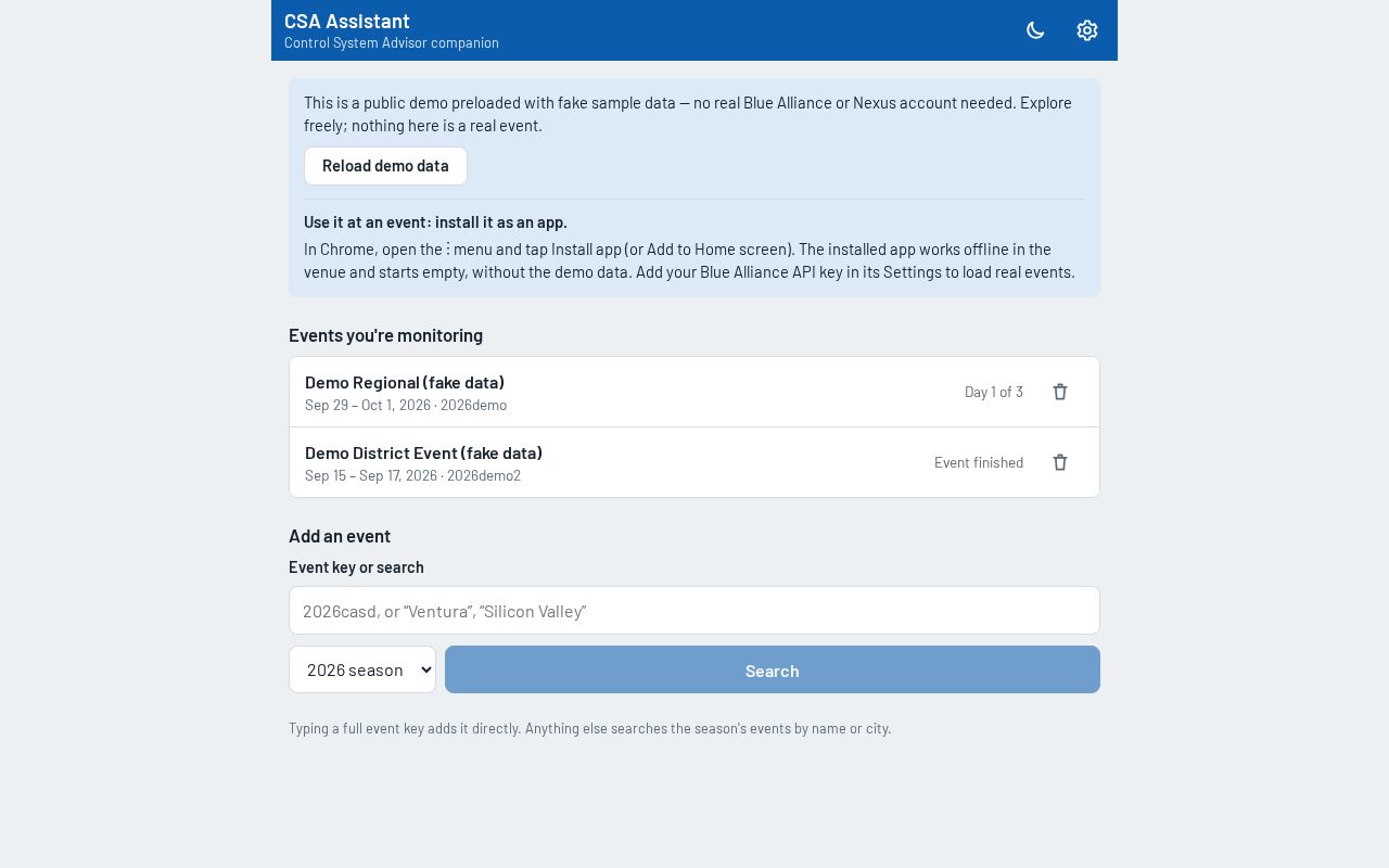 Preview of Csa Assistant