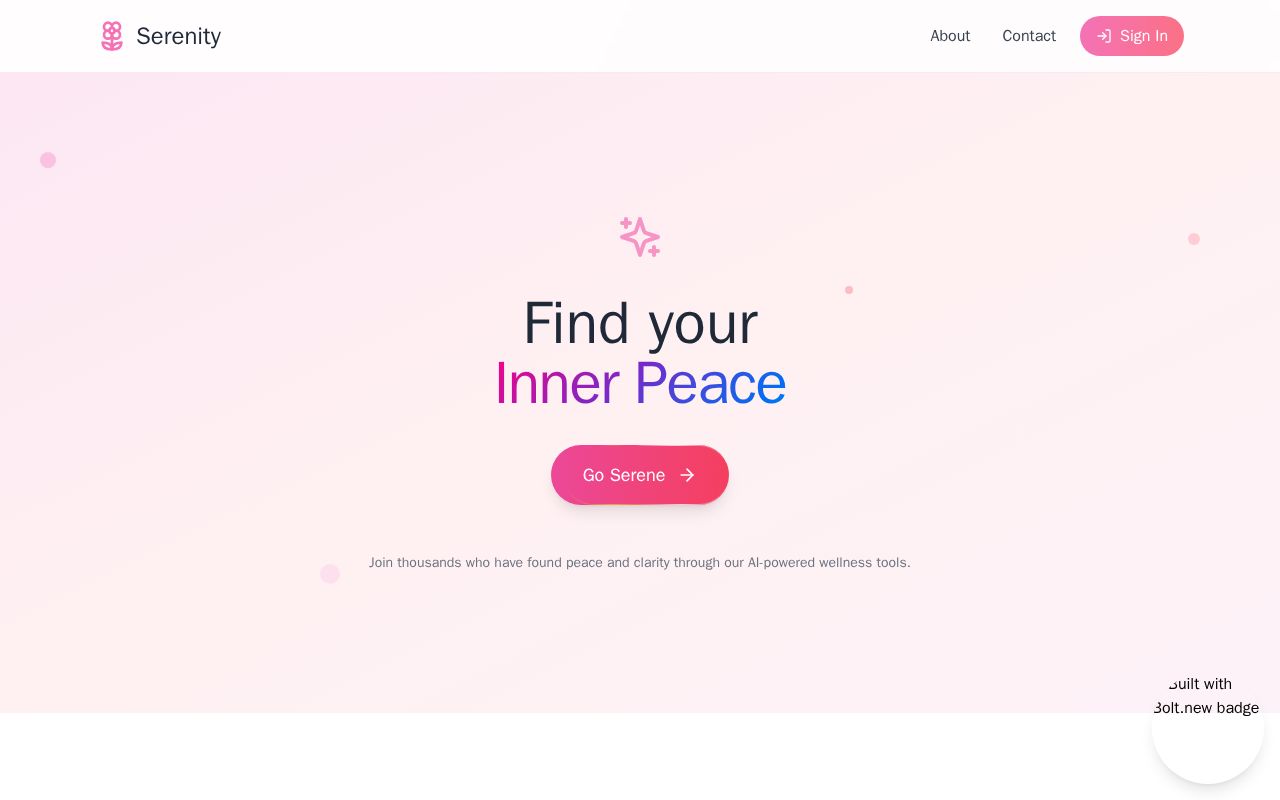 Preview of Serenity - The Mental Health App