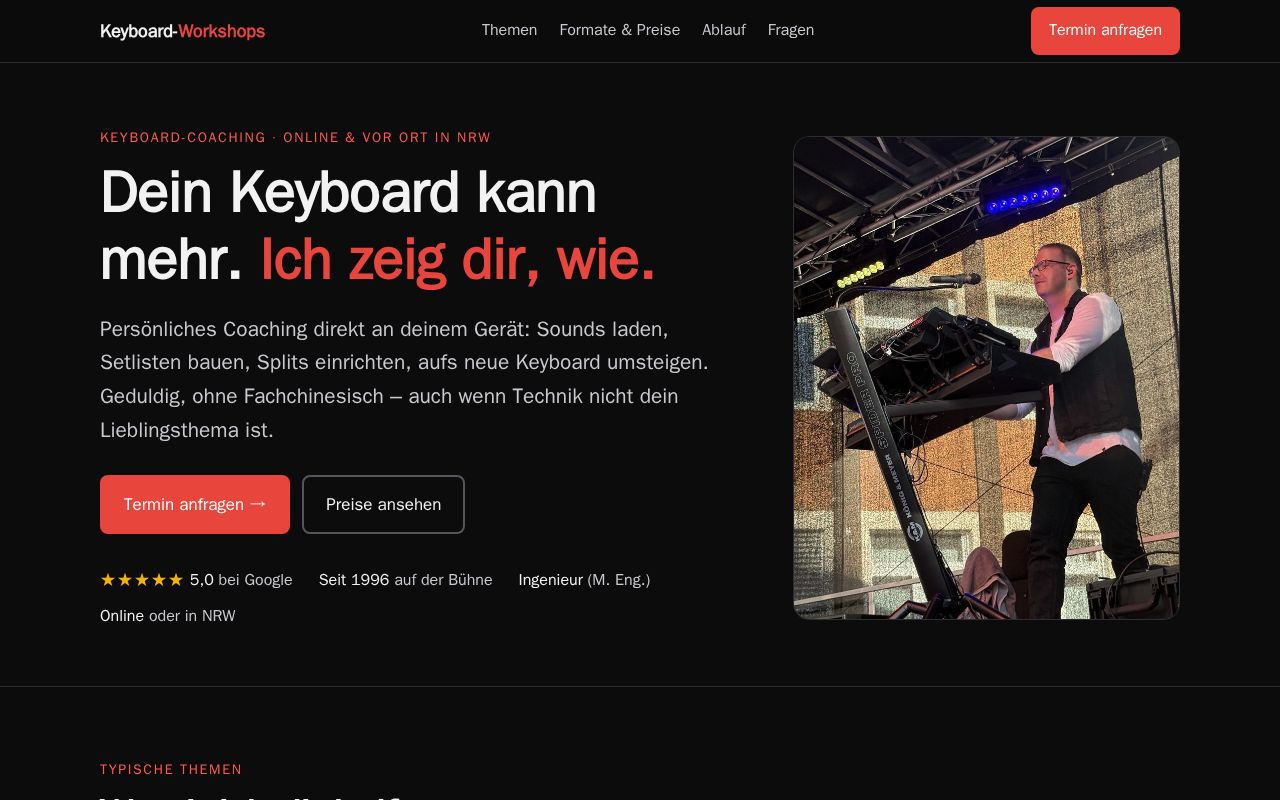 Preview of Keyboard Workshops Web