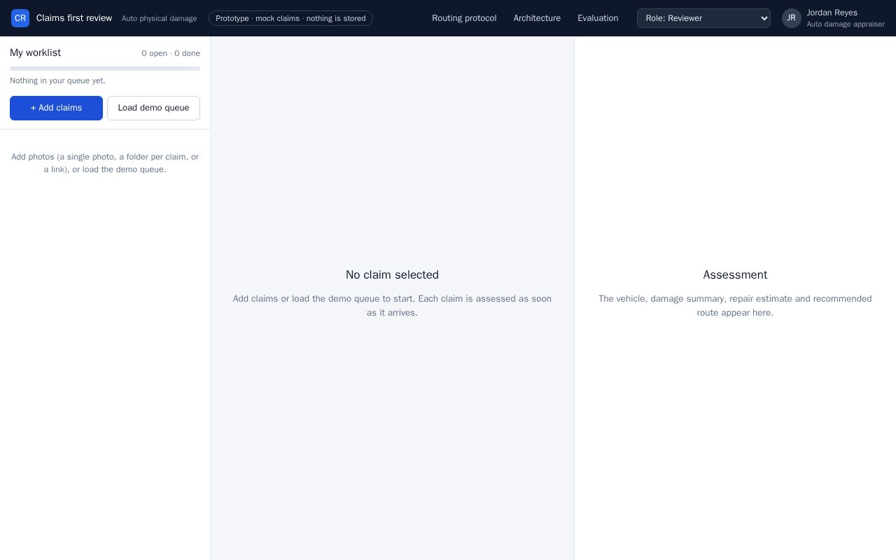 Preview of Claims first review