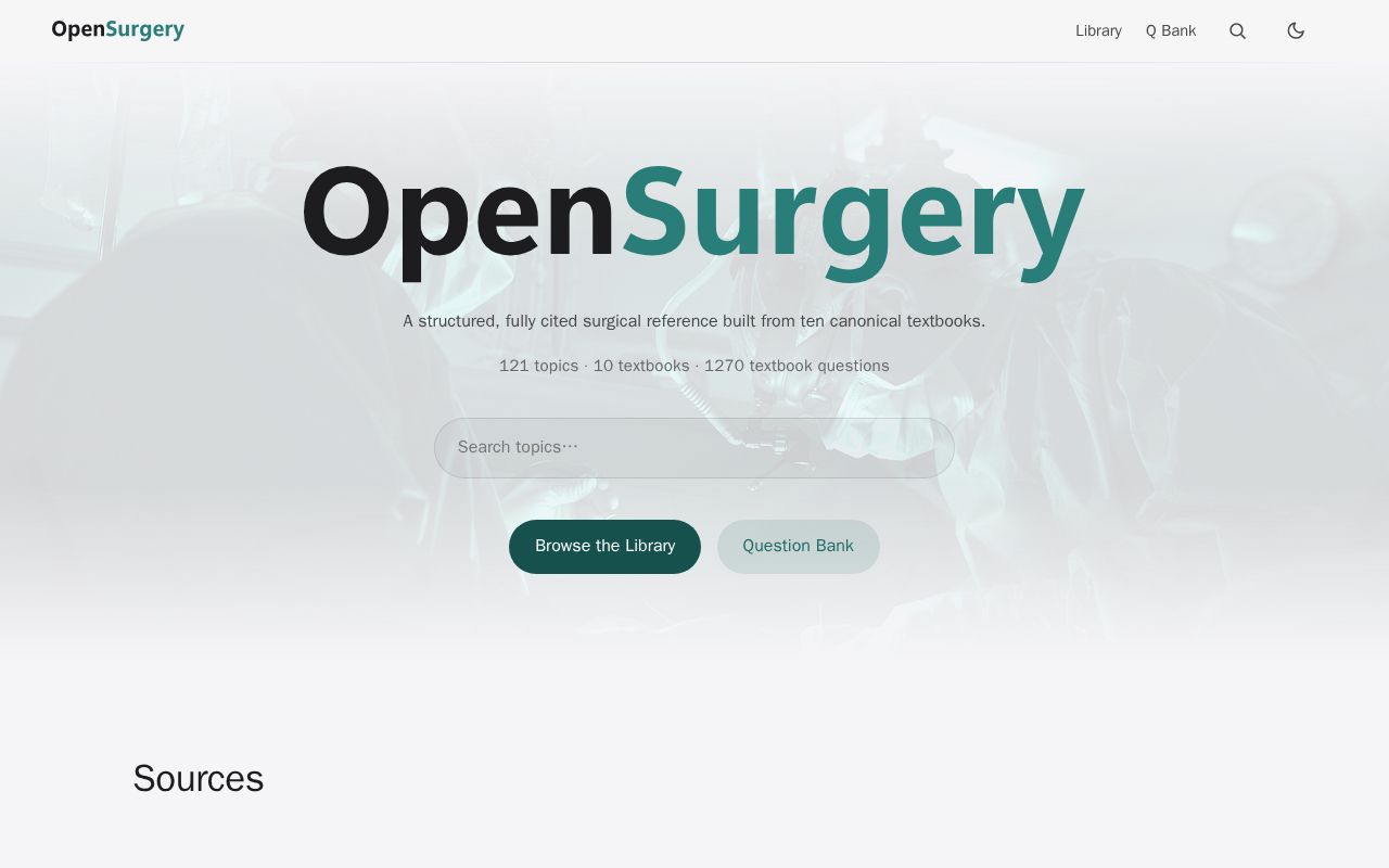 Preview of OpenSurgery
