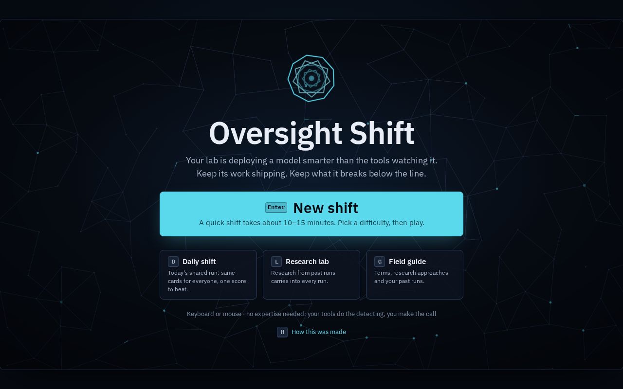 Preview of Oversight Shift