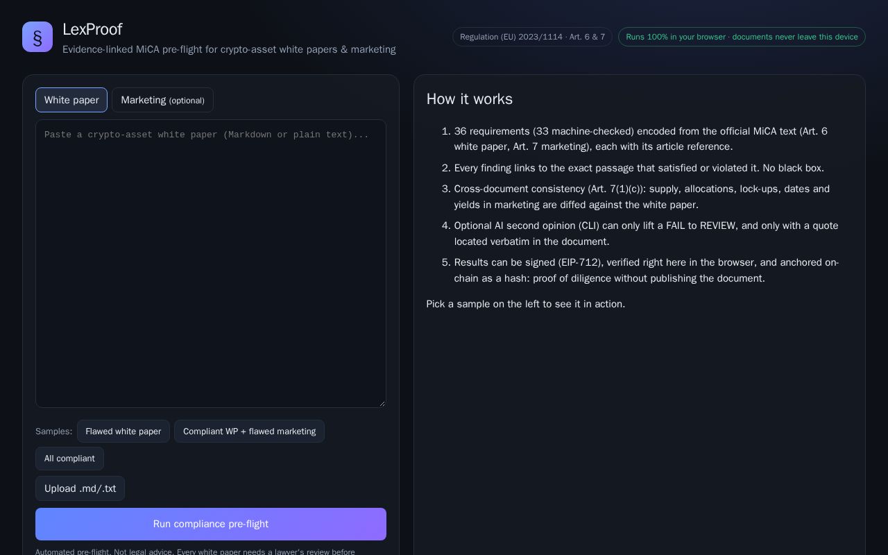 Preview of Lexproof