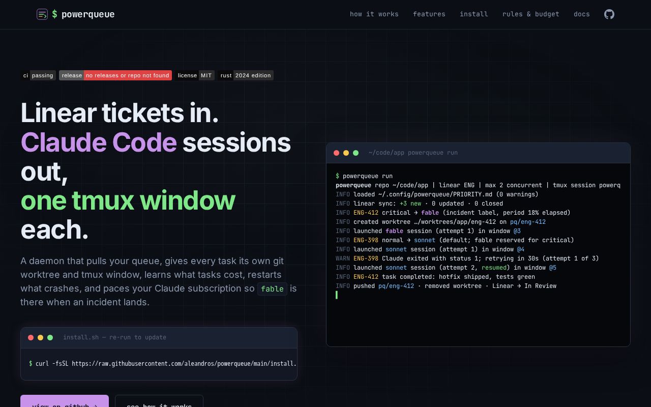 Preview of Powerqueue