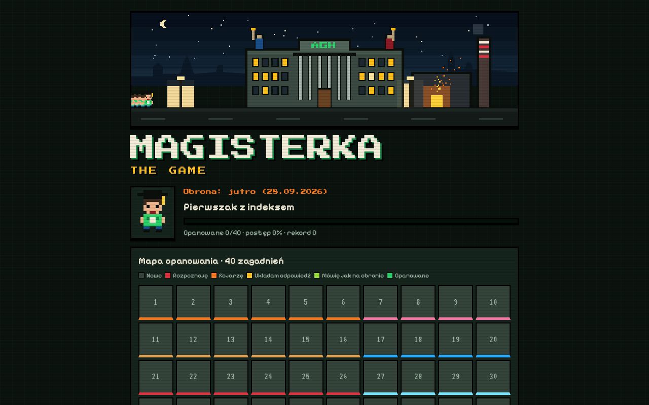 Preview of Magisterka The Game