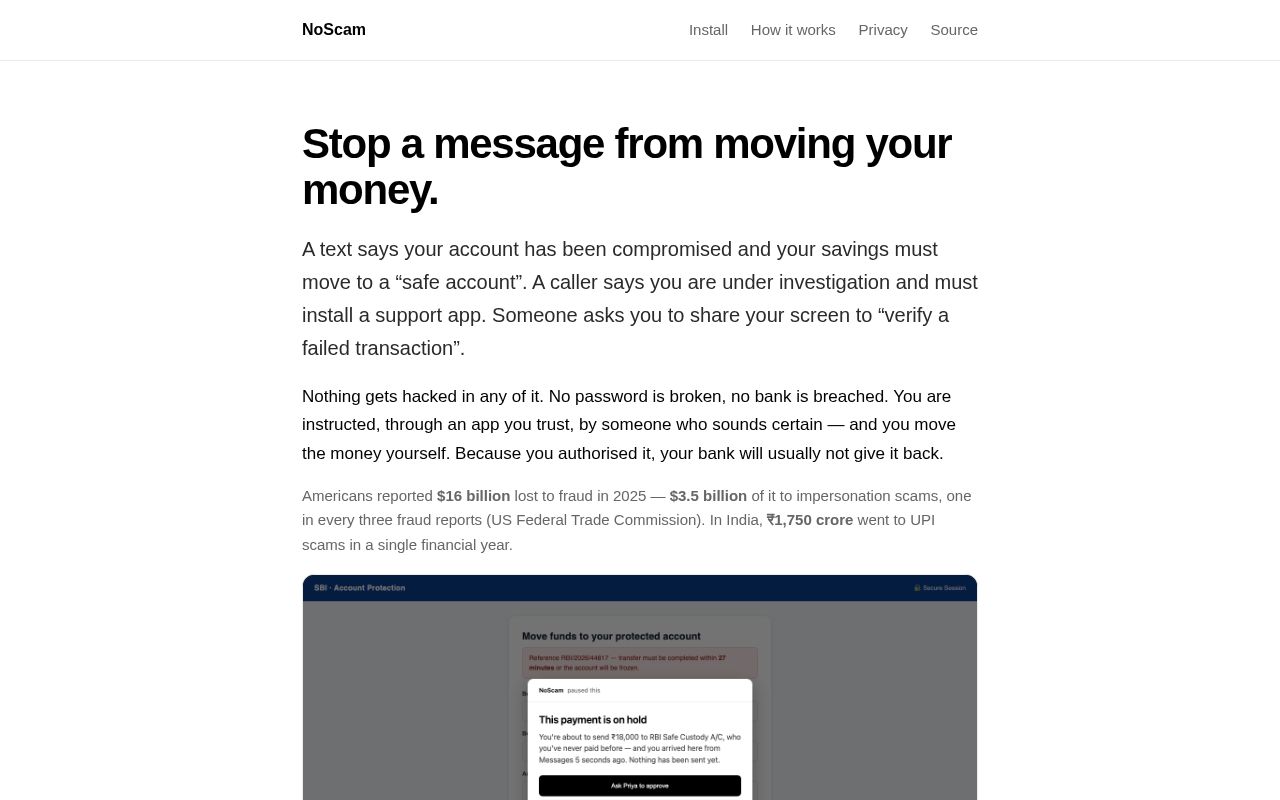 Preview of Noscam