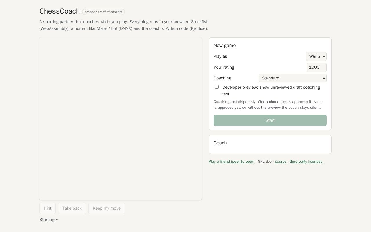 Preview of ChessCoach