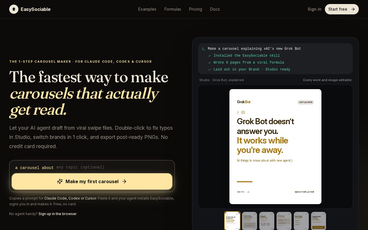 Preview of Easysociable Mcp