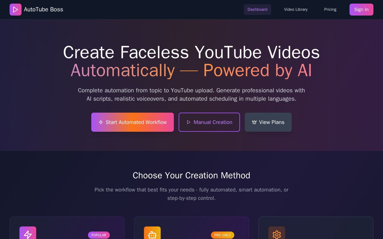 Preview of AutoTube-Boss