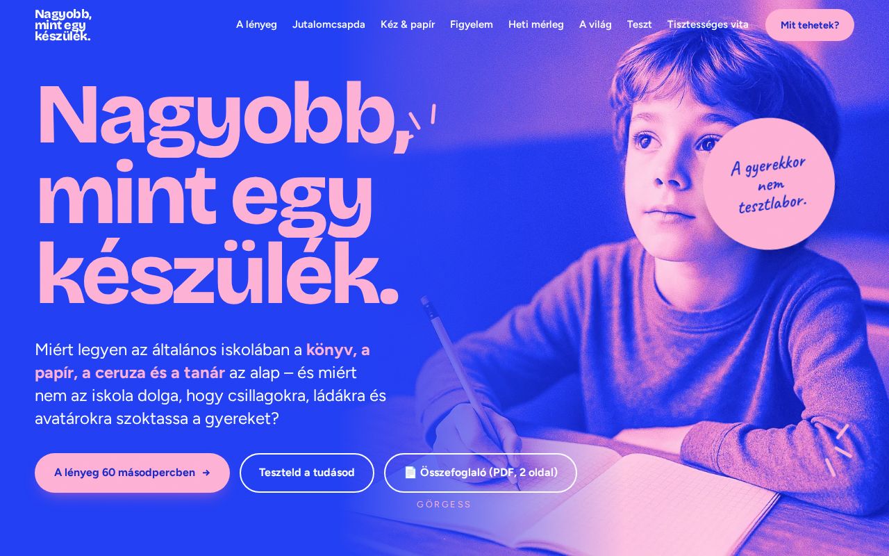 Preview of Nagyobb Mint Egy Keszulek