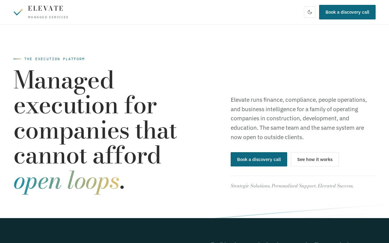 Preview of Elevate Web