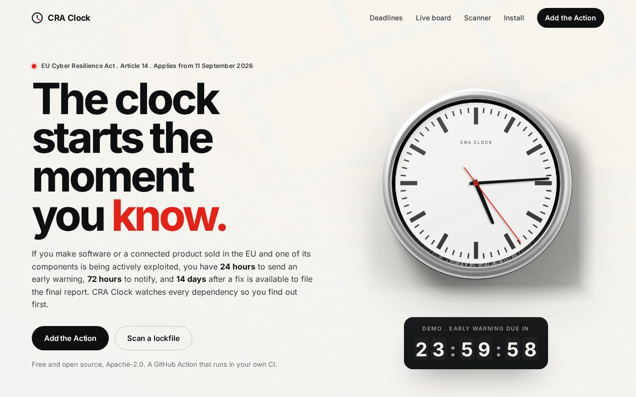 Preview of Cra Clock