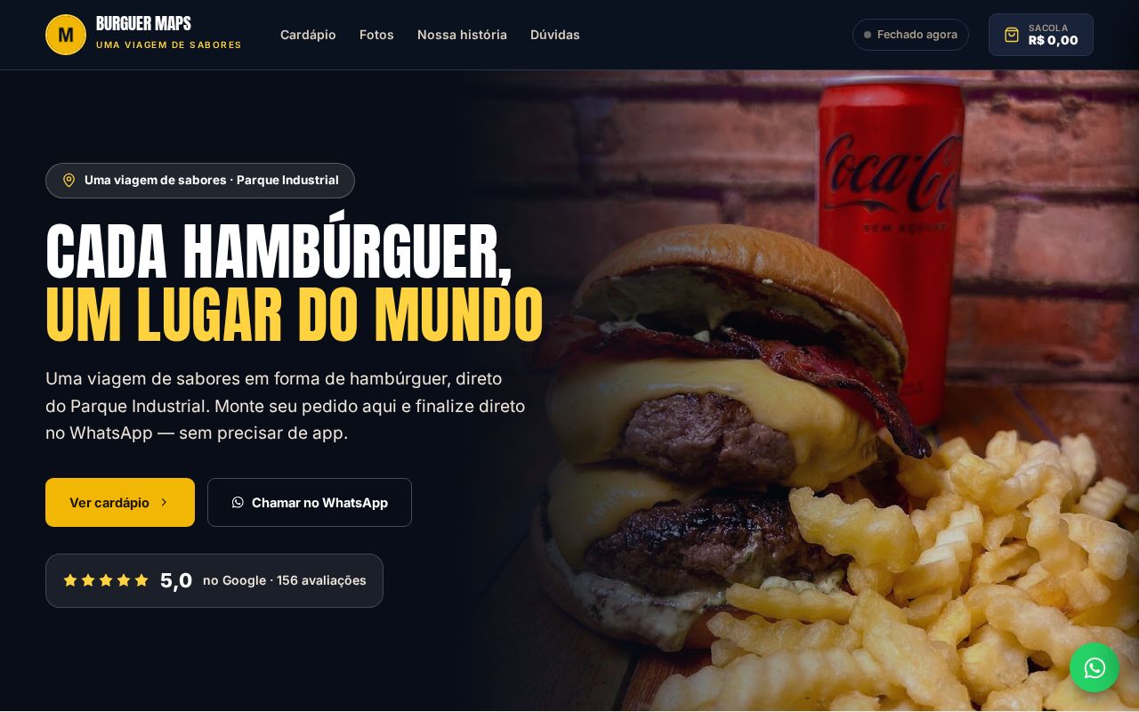 Preview of Burguer Maps Campinas