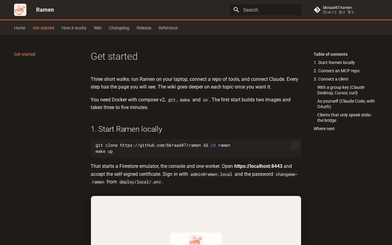 Preview of Ramen Demo Mcp Group