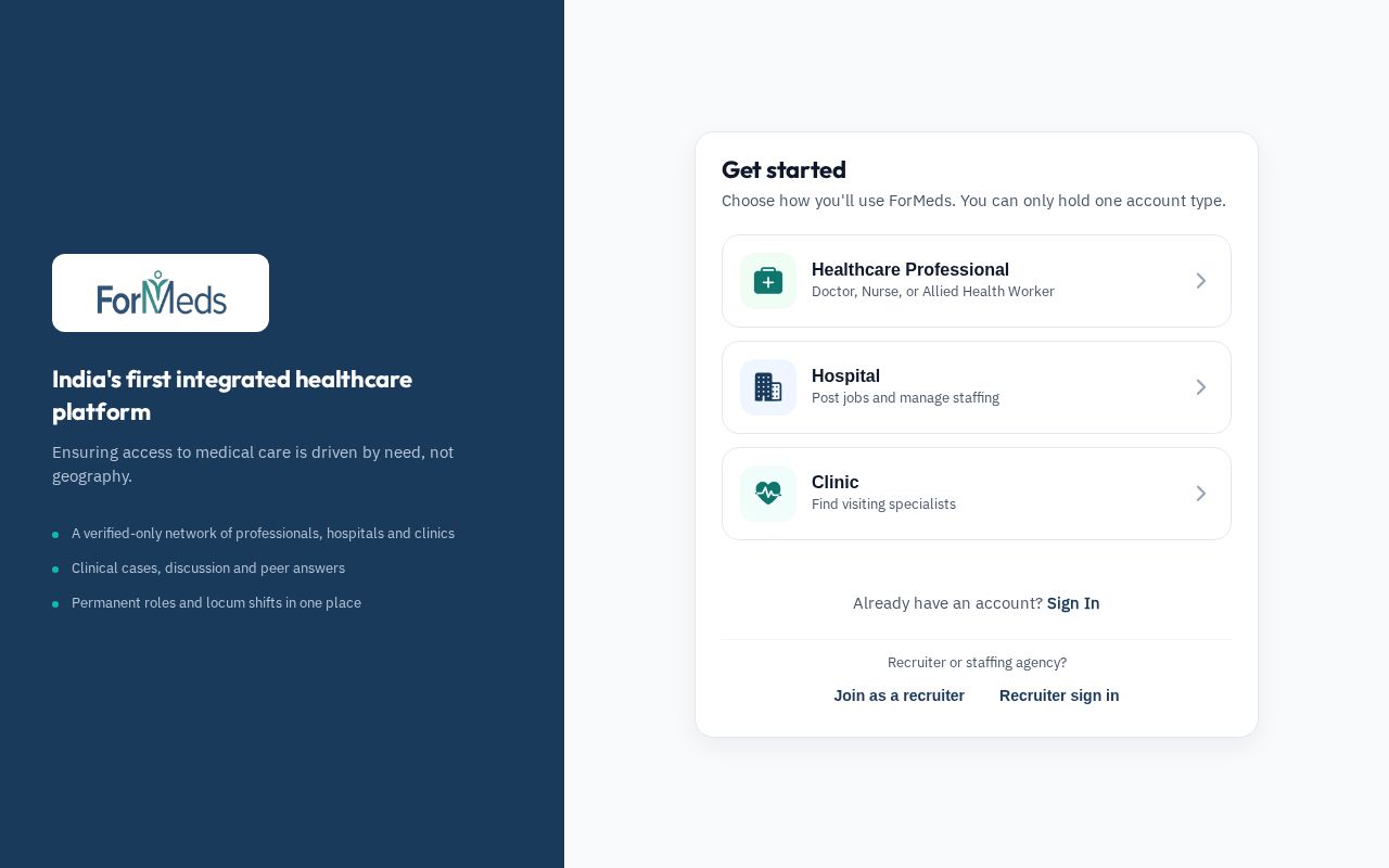 Preview of Formeds App
