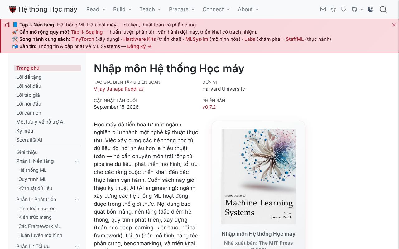 Preview of Mlsysbook Vi
