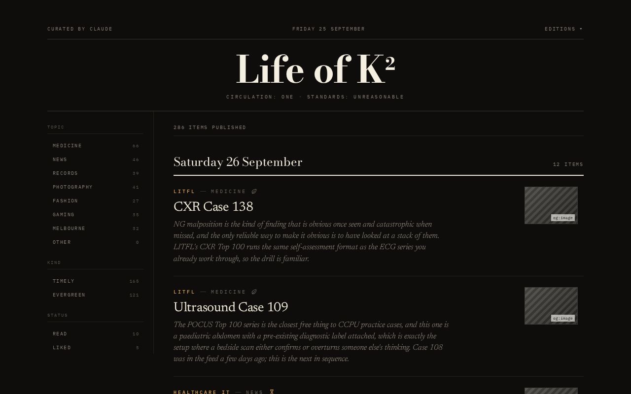 Preview of Life Feed